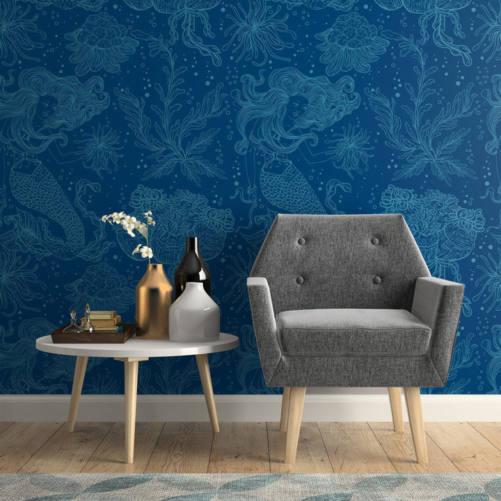 Stevenson Peel and Stick Wallpaper Panel Dovecove Size: 10.5' L x 2' W