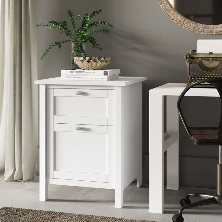 Aliyat 2-Drawer Vertical Filing Cabinet Lark Manor™ Color: Pure White