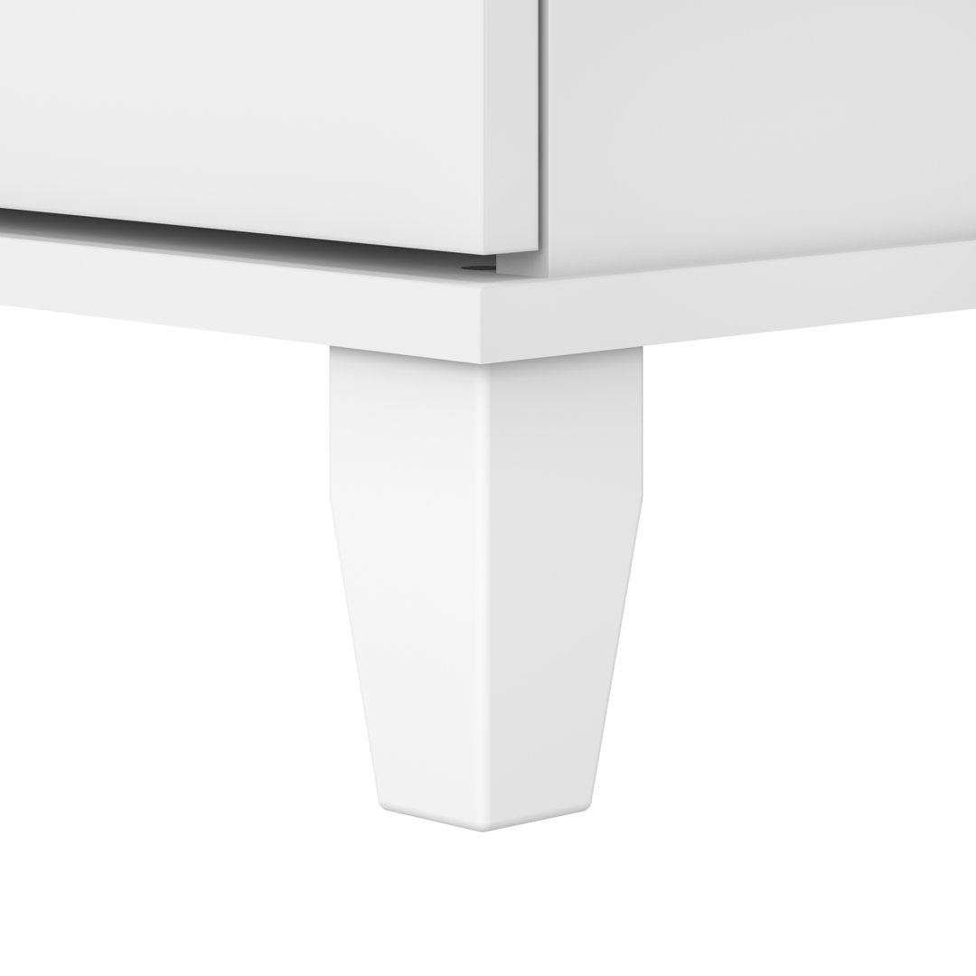 Magomed Executive Desk Gracie Oaks Color: White