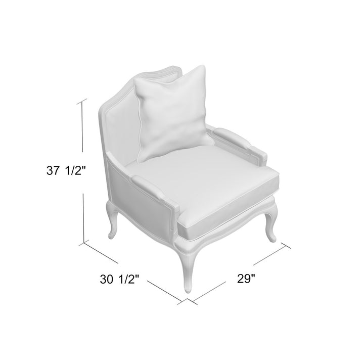 Duffield 73.91Cm Wide Polyester Armchair Three Posts™