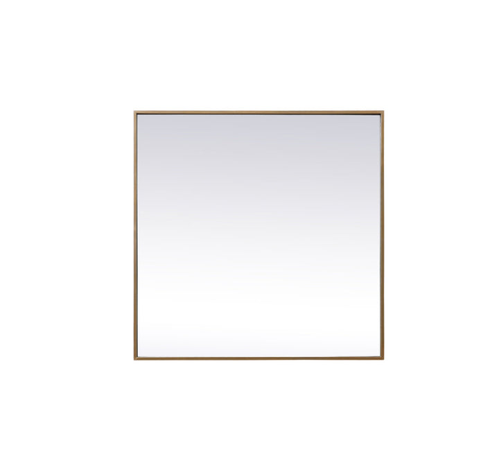 Valparaiso Accent Mirror Wade Logan® Size: 30"  x 30"  Finish: Brass