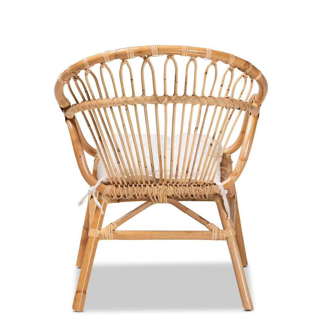 Benicia Modern Bohemian Rattan Dining Chair Wholesale Interiors