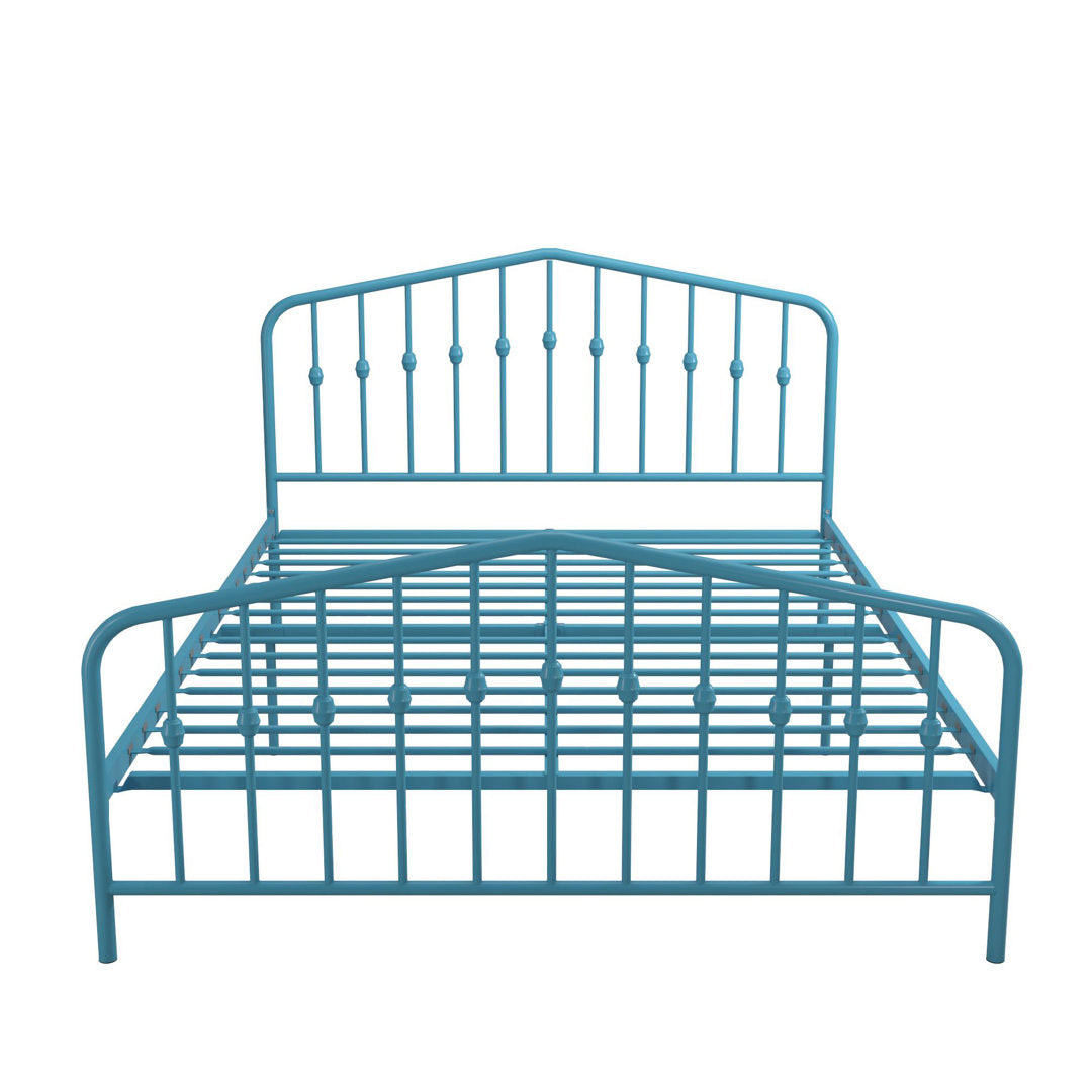 Bushwick Metal Platform Bed Novogratz Color: Sea Blue Size: Queen