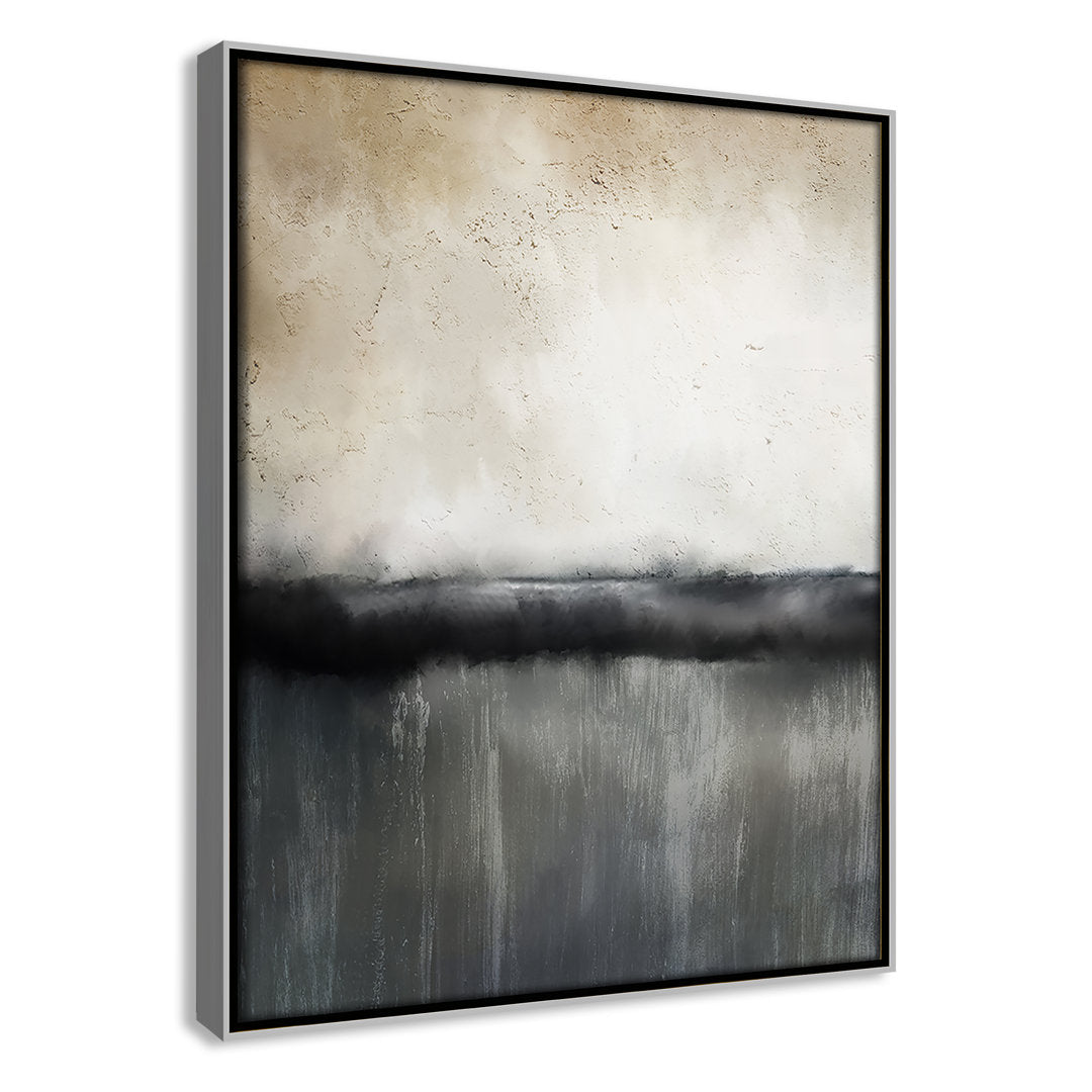 Sunset by Kimberly Allen Print Joss & Main Size: 15.5" H x 12.5" W x 2" D Format: Silver Framed Canvas