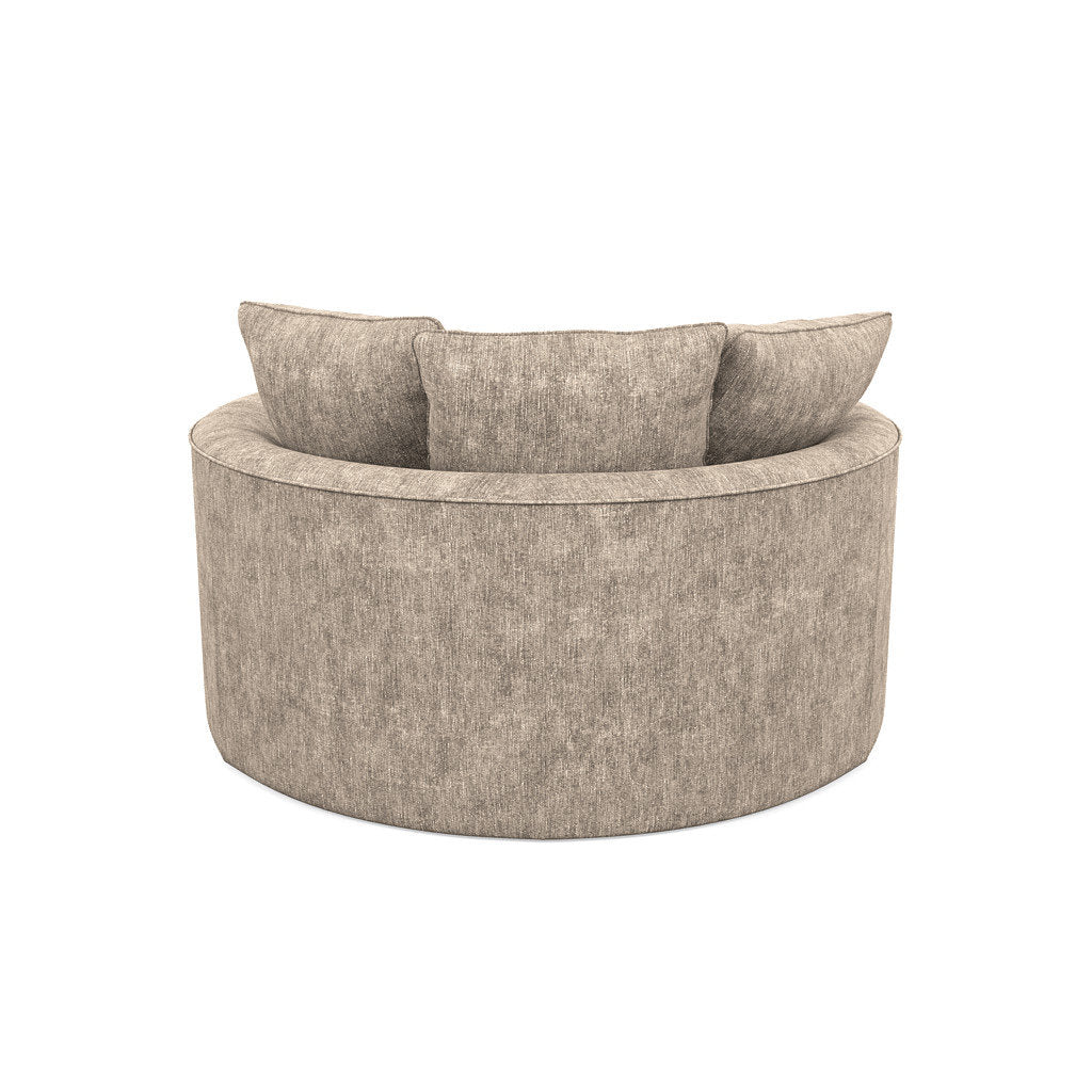 Ashonte Anjuan 61" Wide Polyester Barrel Chair Wade Logan® Fabric: Hill Beach