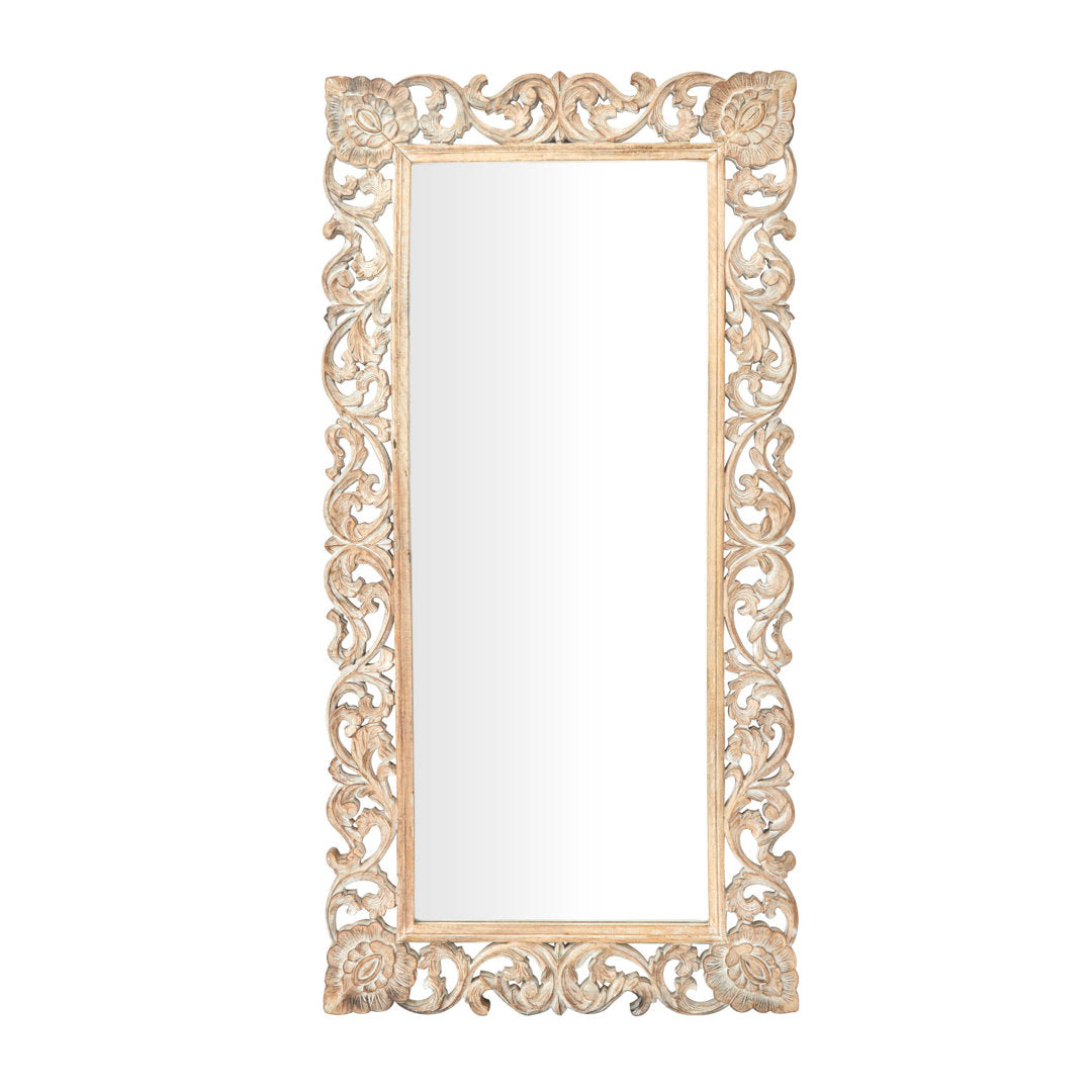 Talleyville Mango Wood Traditional Full Length Mirror One Allium Way®