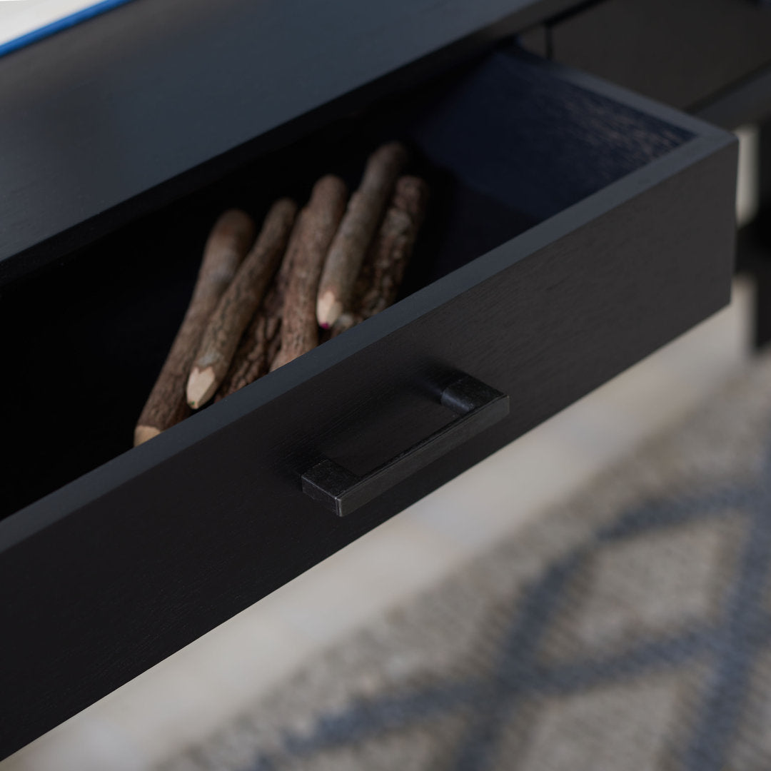 Writing Desk Red Barrel Studio® Color: Black