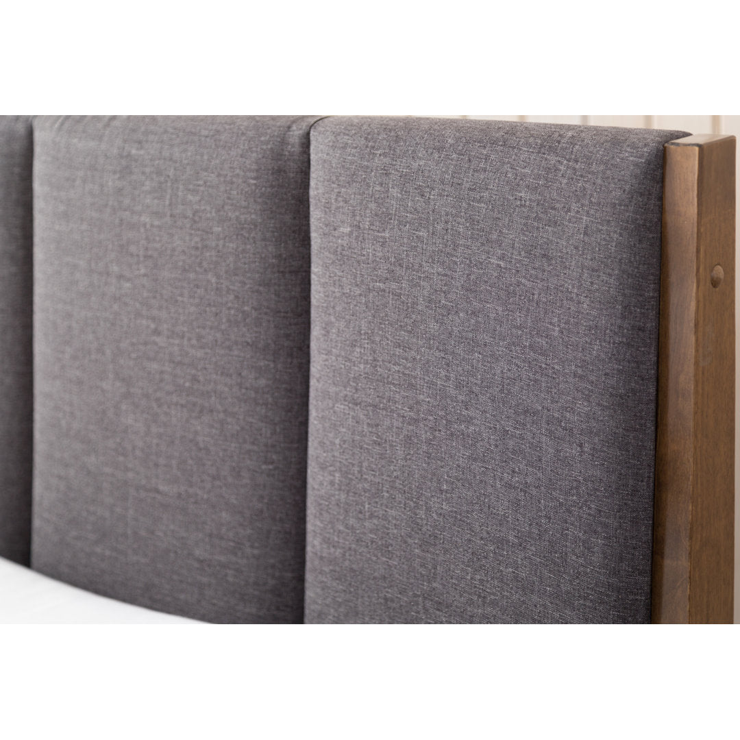 Epley Tufted Platform Bed Wade Logan® Color: Dark Gray Size: King