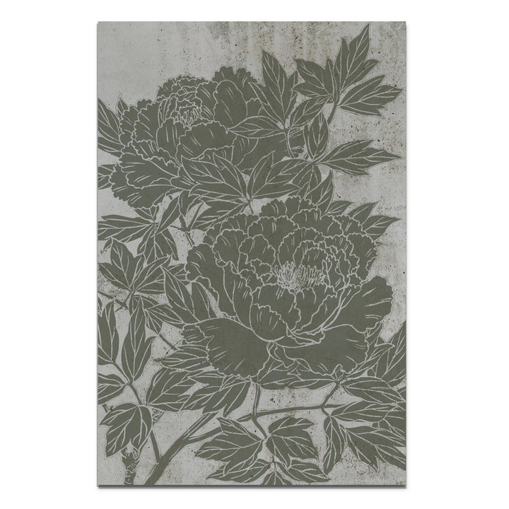 Blooming Peony I' - Print on Canvas Winston Porter Size: 12" H x 8" W x 1.5" D Format: Wrapped Canvas