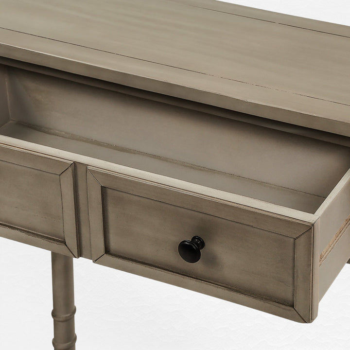 Carlito 58" Console Table Charlton Home® Color: Gray Wash