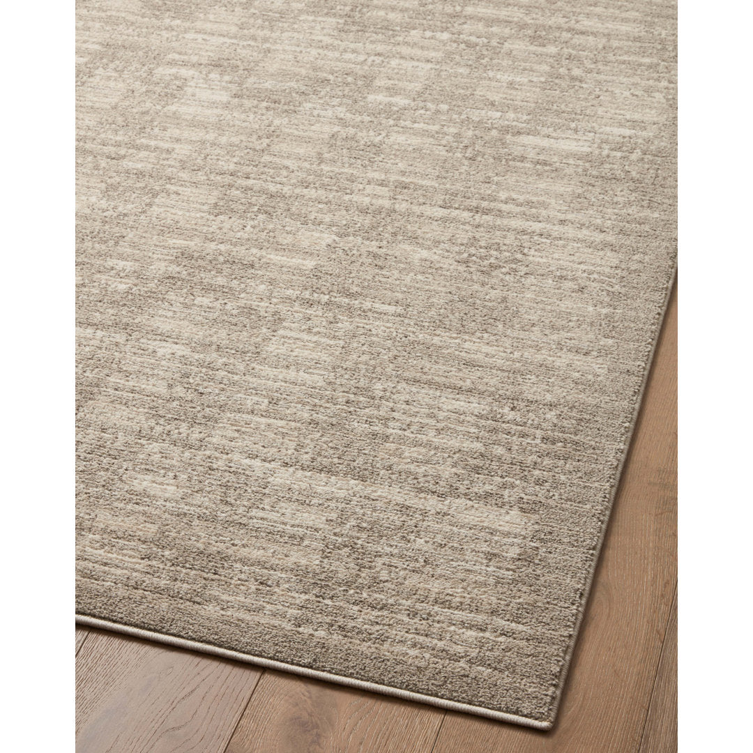 Geometric Machine Woven Polyester Area Rug in Sand Loloi II Rug Size: Rectangle 6'7" x 9'3"