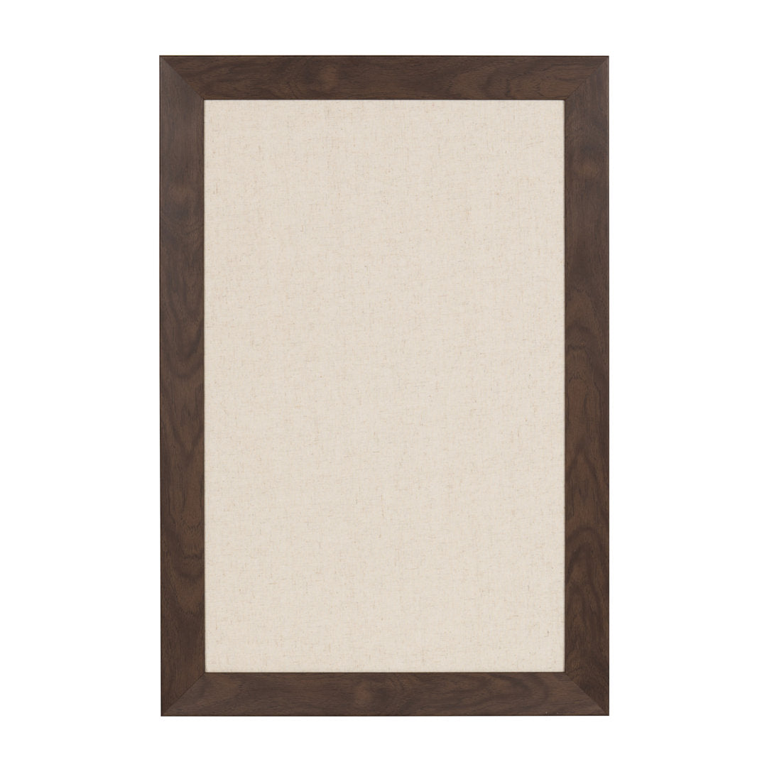 Brucie Framed Wall Mounted Corkboard/Bulletin Board Union Rustic Color: Walnut Brown Size: 27" H x 18" W x 1" D