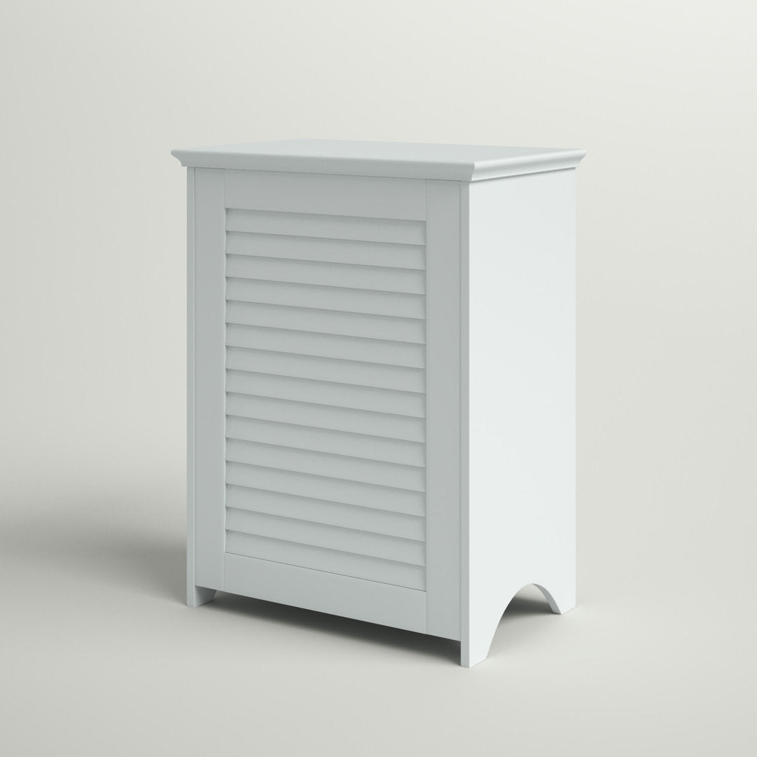 Louvered Front Cabinet Laundry Hamper Andover Mills™