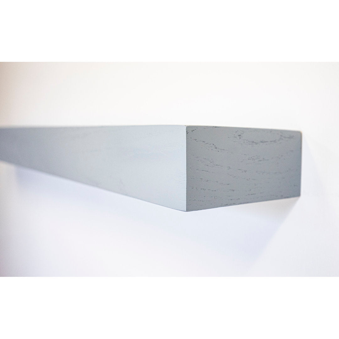 Rayne Floating Shelves Latitude Run® Size: 3" H x 28" W x 4" D Finish: Gray