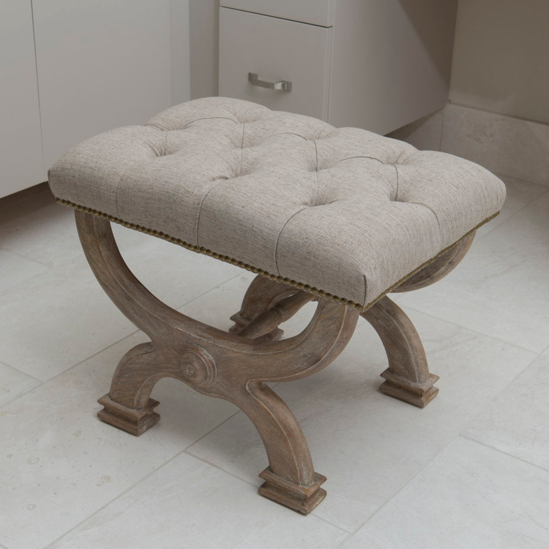Chapman Wood Vanity Stool One Allium Way®
