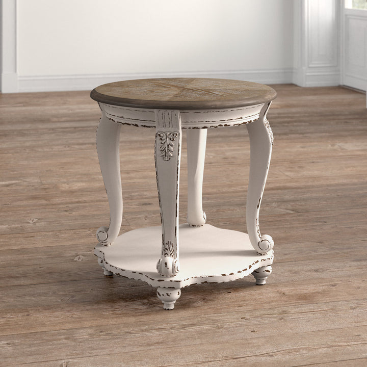 Hayley End Table with Storage Kelly Clarkson Home