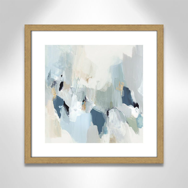 Little Talks II by Isabelle Z - Picture Frame Print on Canvas Casa Fine Arts Size: 18.25" H x 18.25" W x 0.75" D Format: Beige Wood Framed Paper