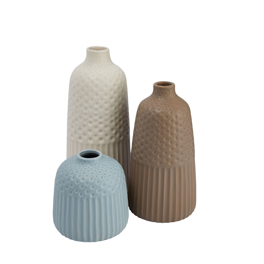 Mamady Various Stoneware Vases with Matte Glaze Bungalow Rose