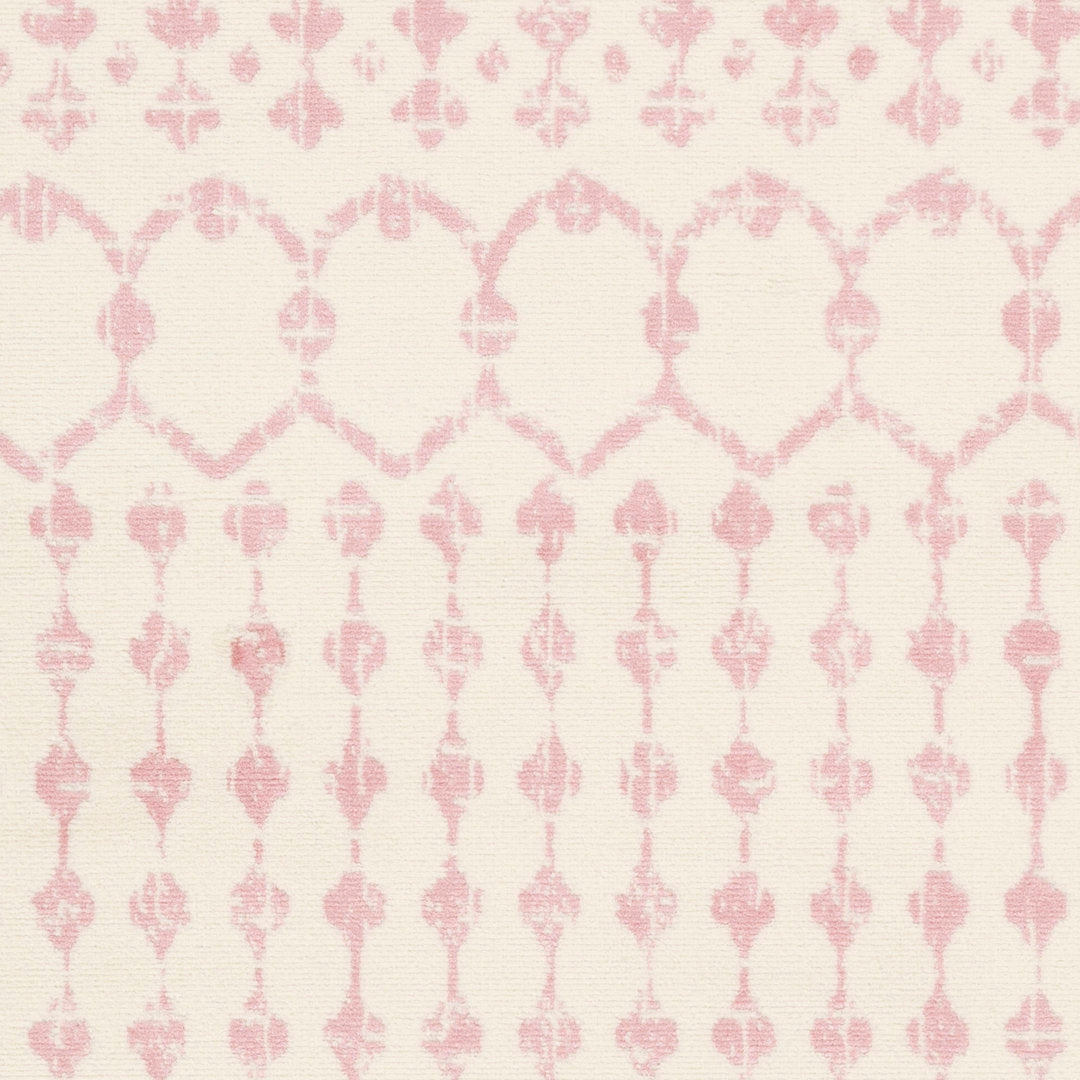 Amilla Geometric Pale Pink/Cream Area Rug Langley Street® Rug Size: Rectangle 5'3" x 7'3"