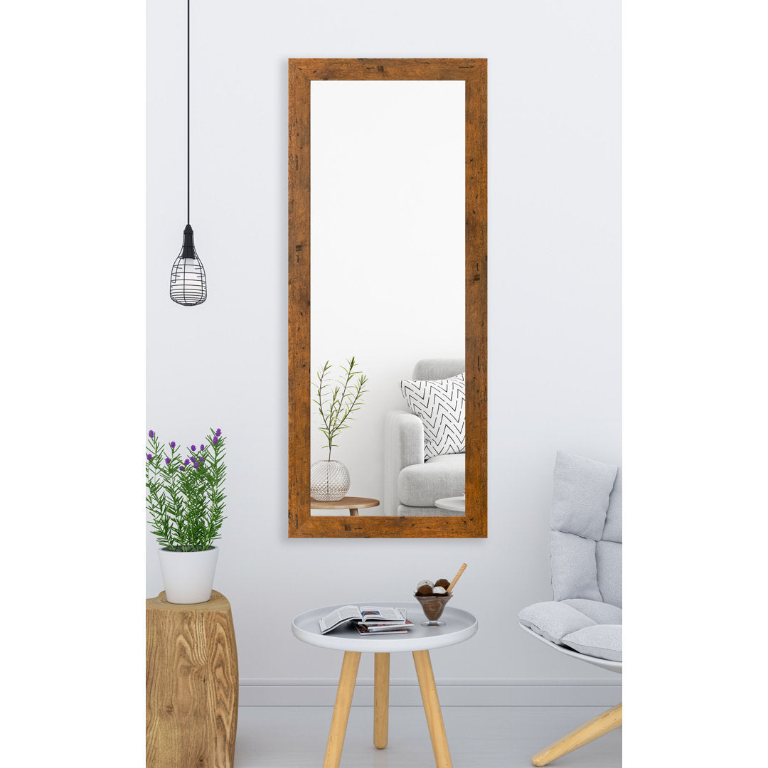 Lundeen Mirror Andover Mills™ Size: 70.5" H x 32" W Finish: Light Walnut