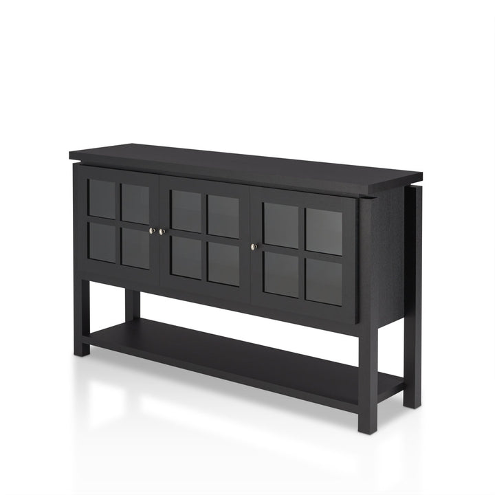 Tyndalls Park Turcotte 59" Wide Buffet Table Laurel Foundry Modern Farmhouse® Color: Black