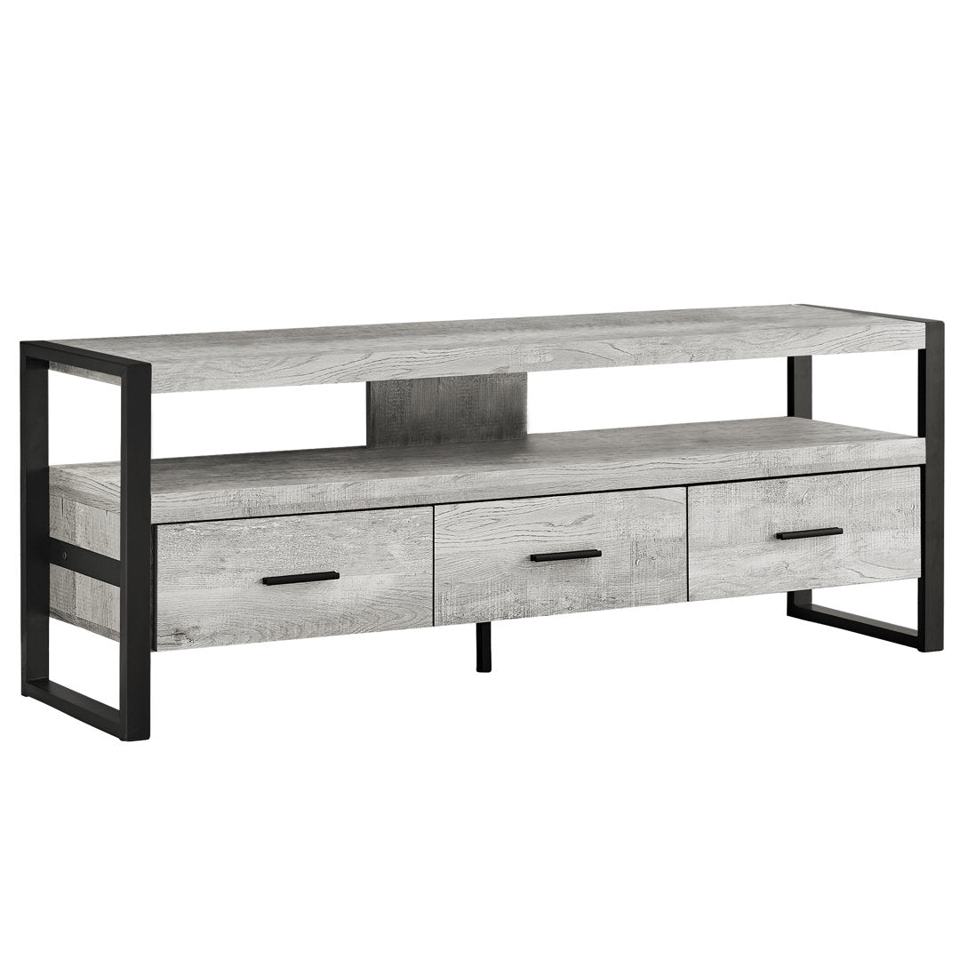 Hallatrow TV Stand for TVs up to 65" Union Rustic Color: Gray/Black