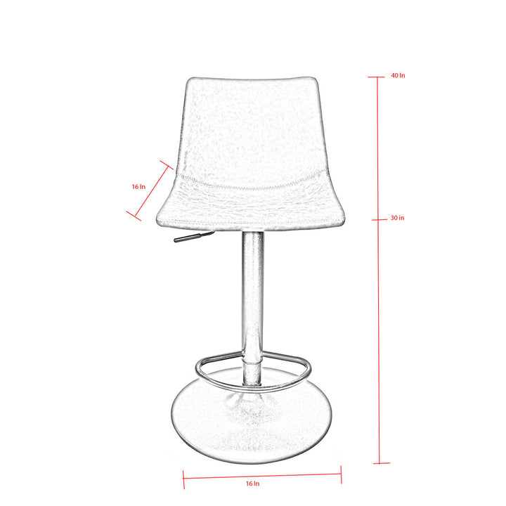 Bressyln Dove Swivel Adjustable Height Bar Stool (Set of 2) Foundry Select