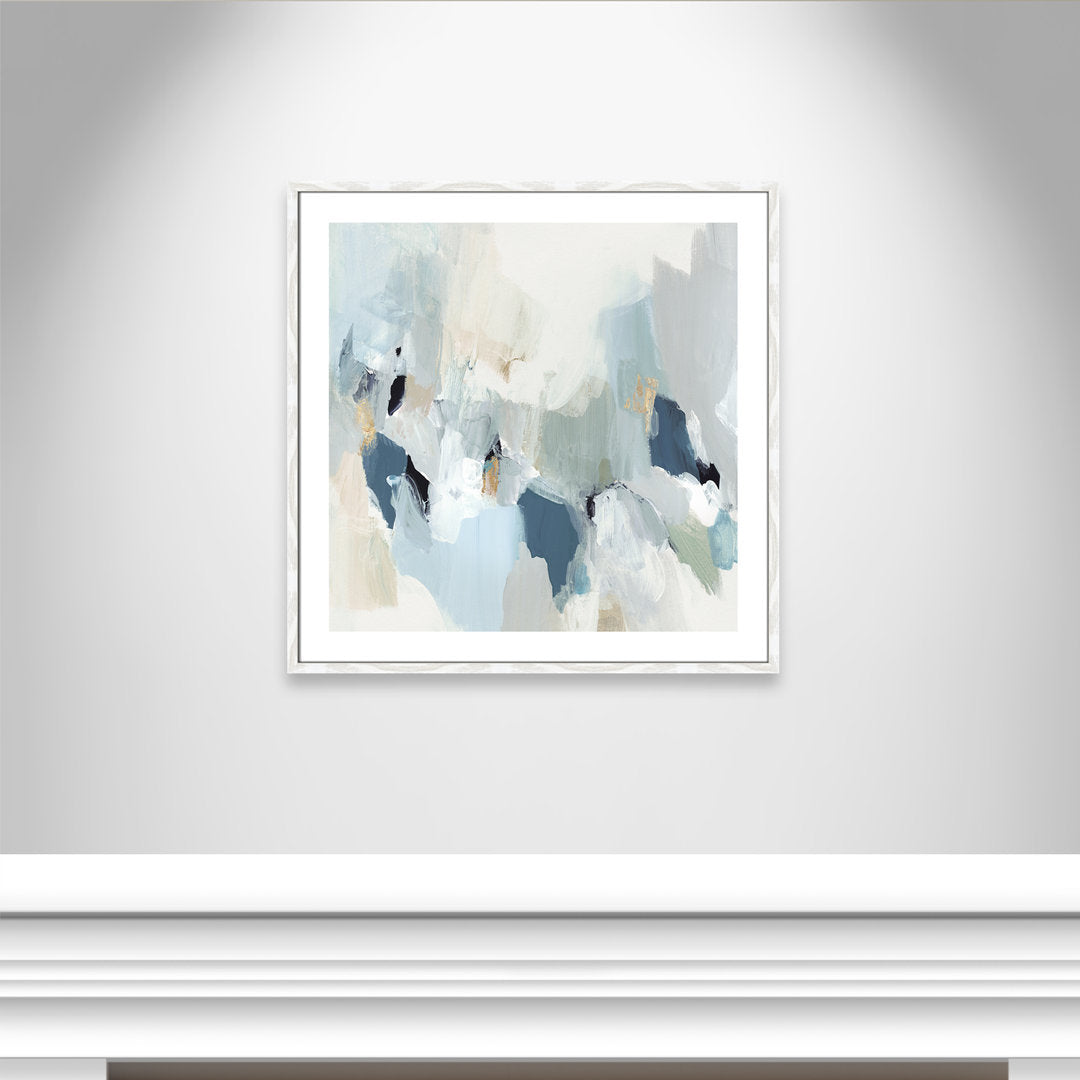 Little Talks II by Isabelle Z - Picture Frame Print on Canvas Casa Fine Arts Size: 33.25" H x 33.25" W x 0.75" D Format: White Wood Framed Paper
