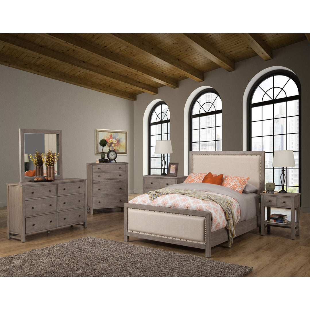 Crawley Upholstered Low Profile Standard Bed Laurel Foundry Modern Farmhouse® Size: Queen