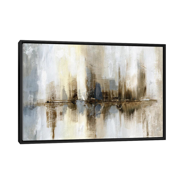 Harbor Lights' Print on Canvas East Urban Home Mat Color: No Mat Size: 8" H x 12" W x 0.75" D Format: Wrapped Canvas