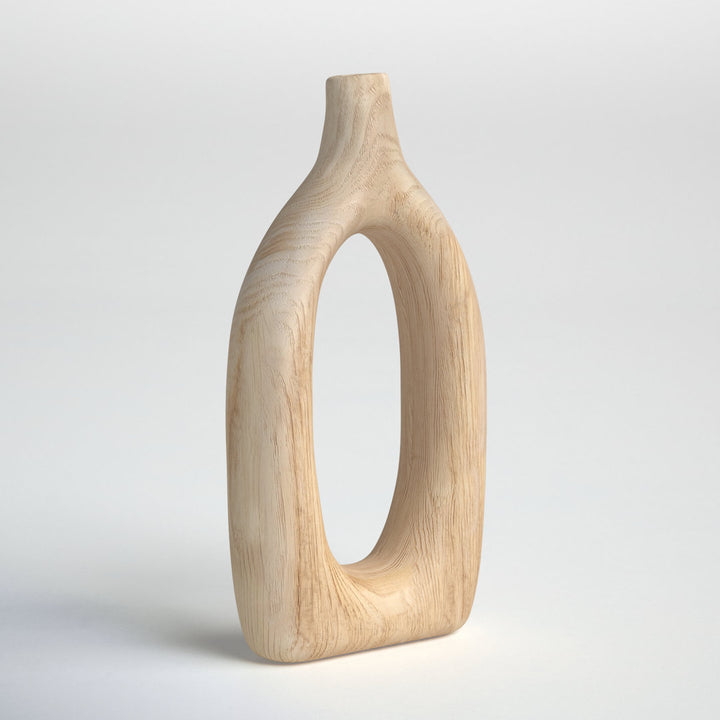 Cut-out Vase, Paulownia Woo, Decorative Rustic Vase for Wedding Centerpieces and Tabletop Decor Joss & Main Color: Brown