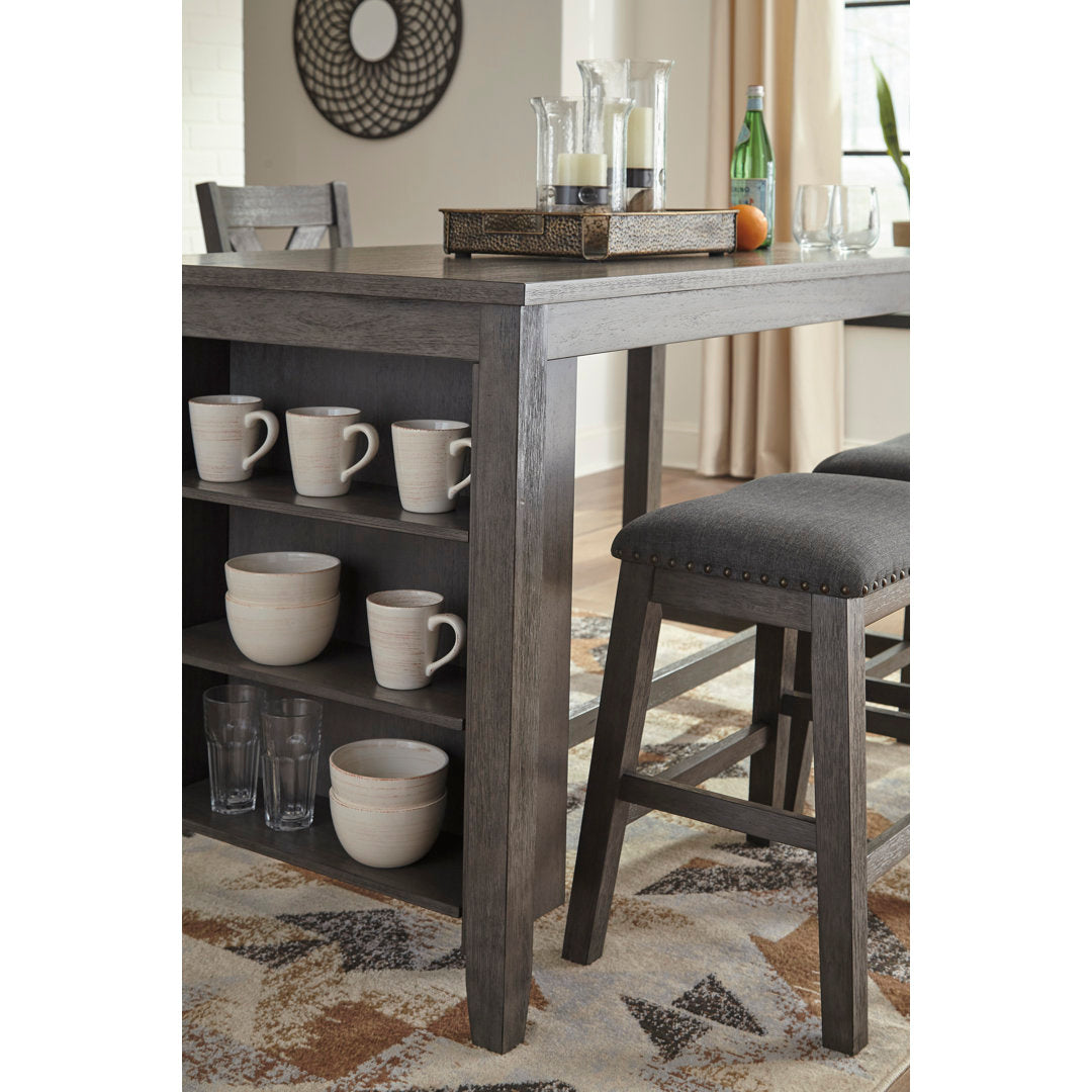 Heng Counter Height 60" Dining Table Gracie Oaks