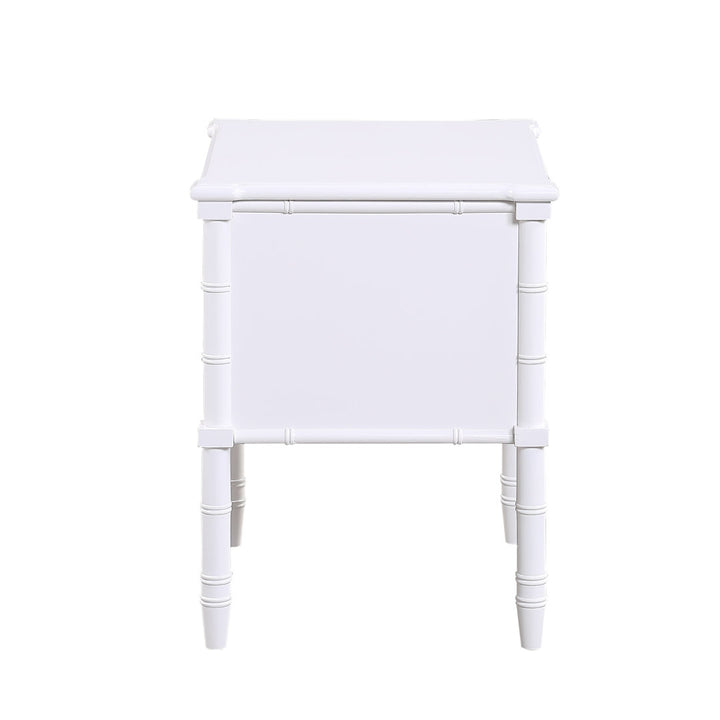 Peggy 2-Drawer Nightstand Three Posts™ Color: White