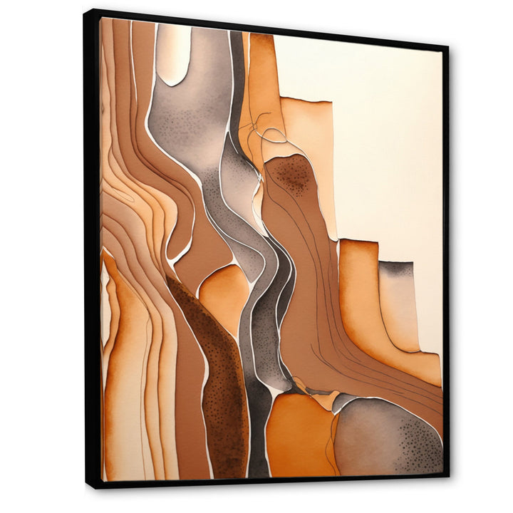 Wanderings in Canyon Ridge II - Print on Canvas Ivy Bronx Size: 34" W x 44" H Format: Gold Floater Framed Canvas