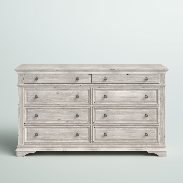 Boyer 8 Drawer 66'' W Double Dresser Laurel Foundry Modern Farmhouse® Color: Rustic Ivory