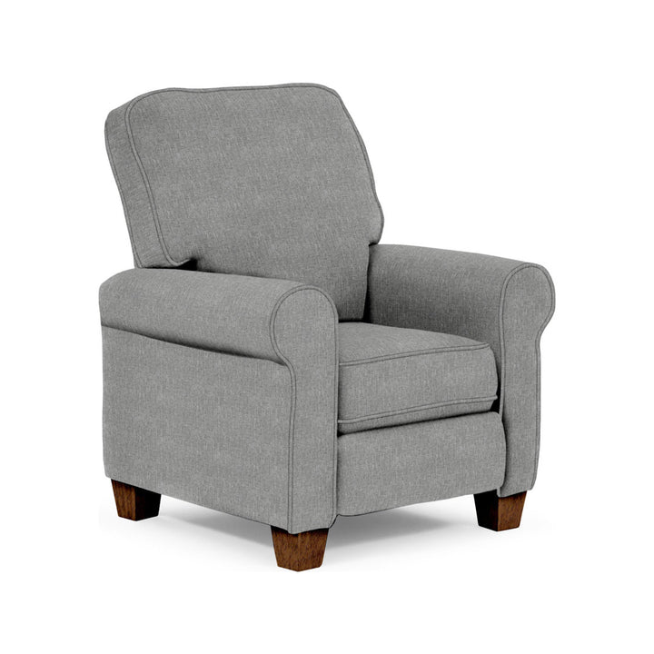 Aghancrossy 35'' Wide Manual Standard Recliner Wayfair Custom Upholstery™ Fabric: Graphite Blue