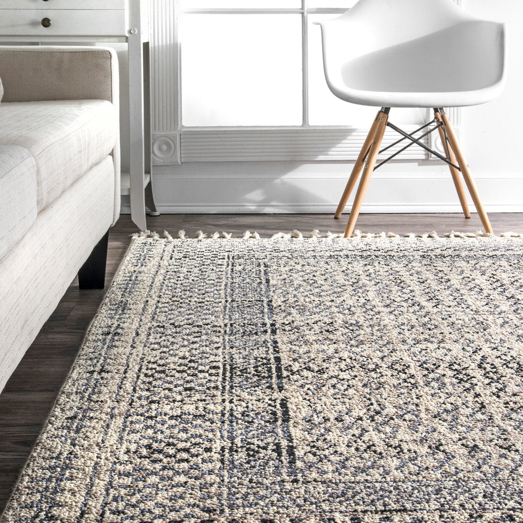 Gilleland Geometric Multi Gray Area Rug Langley Street® Rug Size: Rectangle 4' x 6'