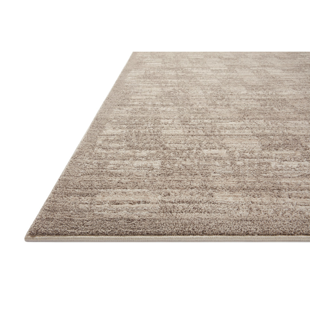 Geometric Machine Woven Polyester Area Rug in Sand Loloi II Rug Size: Rectangle 6'7" x 9'3"