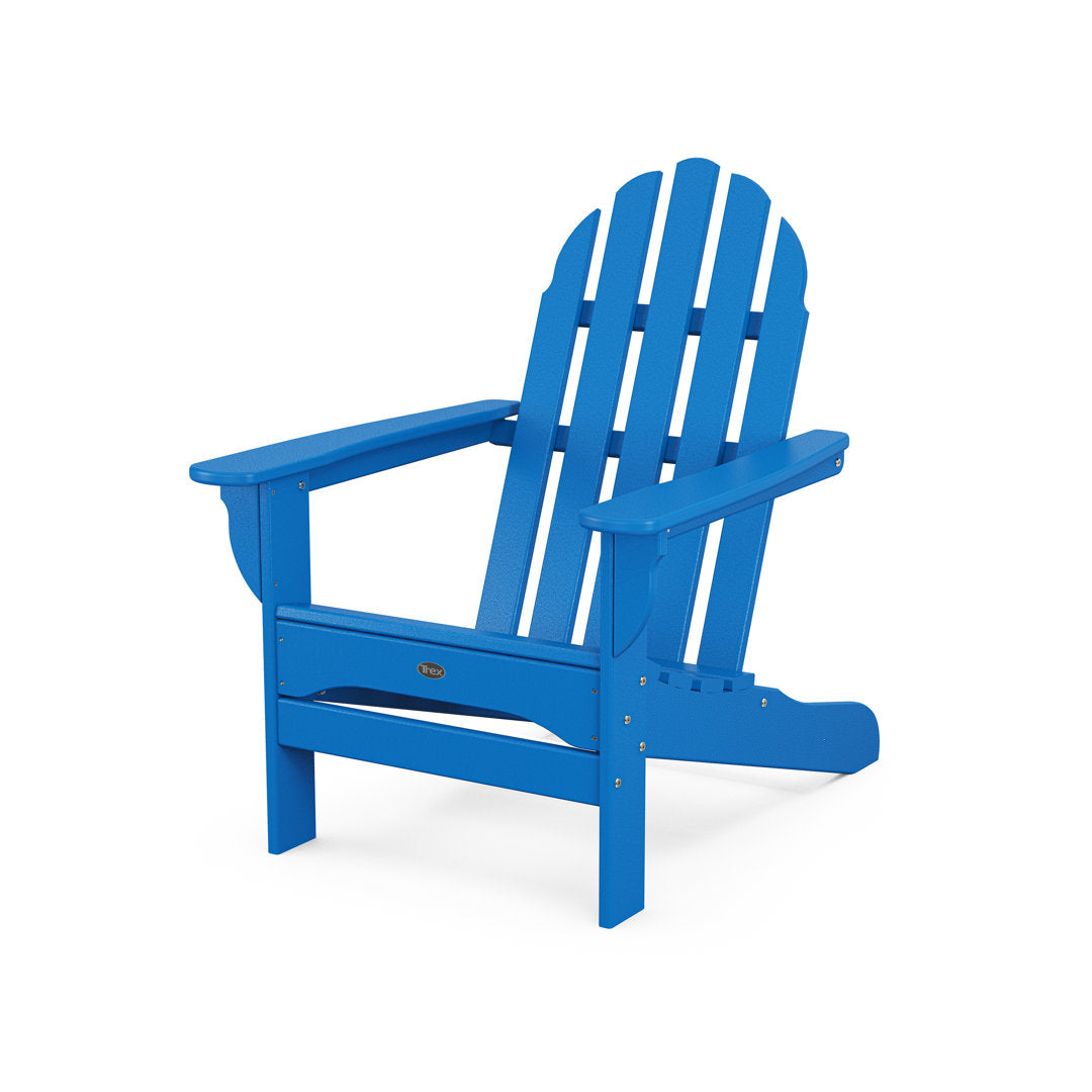 Cape Cod Adirondack Chair Trex Outdoor Color: Pacific Blue