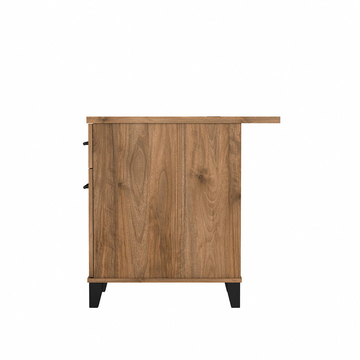 Magomed Executive Desk Gracie Oaks Color: Fresh Walnut