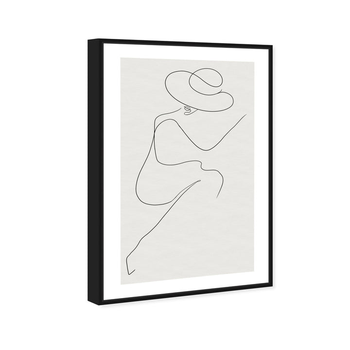 Fashion and Glam Sunday in The Park Accessories - Graphic Art on Canvas Oliver Gal Prints Size: 54" H x 36" W Format: Black Framed