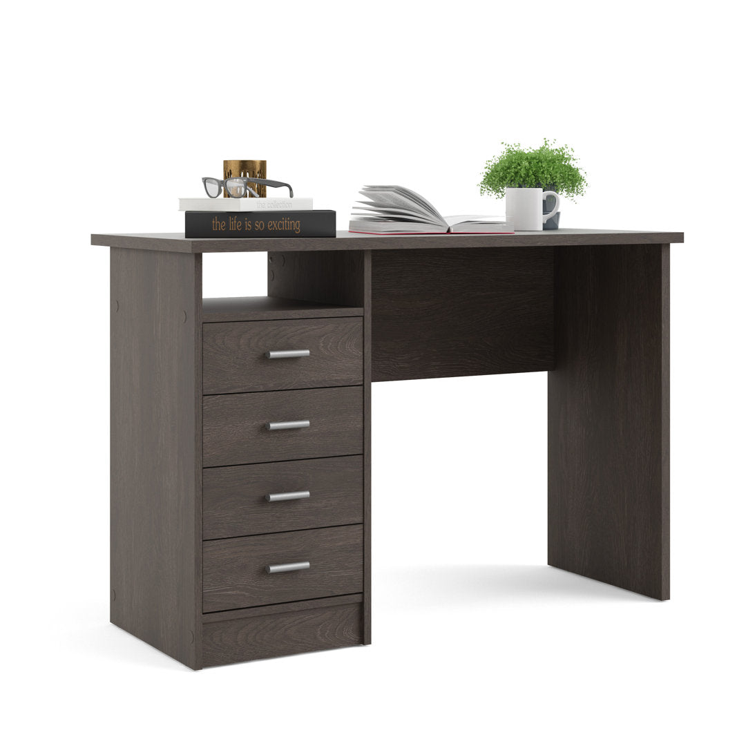 Rushayne Desk Orren Ellis Color: Dark Chocolate