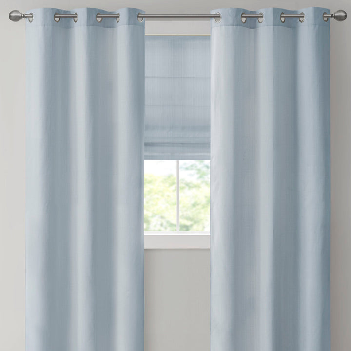 Galen Basketweave Cordless Room Darkening Roman Shade Madison Park Length & Width: 27"W x 64"L