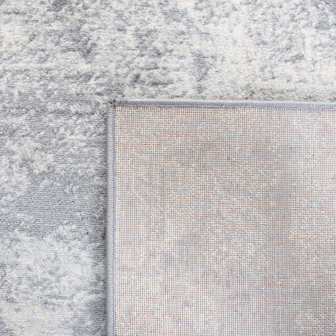 Addison Gray/Ivory Area Rug Steelside™ Rug Size: Rectangle 8' x 10'