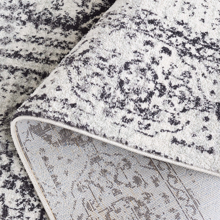 Highworth Oriental Ivory/Black Area Rug Trent Austin Design® Rug Size: Rectangle 8' x 10'