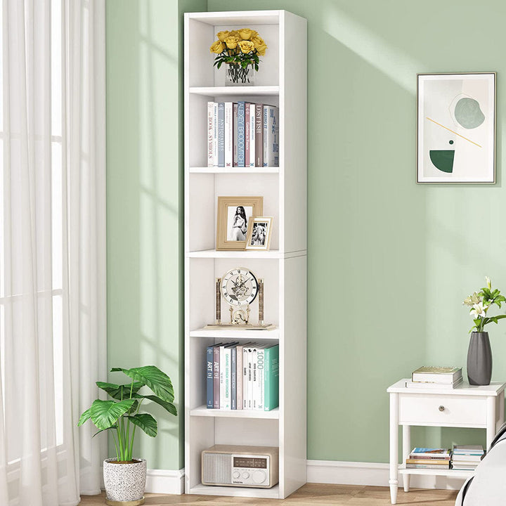Chingford 70.87" H x 11.81" W Cube Bookcase Ebern Designs Color: White