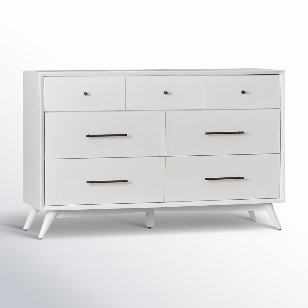 Williams 7-Drawer Dresser AllModern Color (Frame/Drawer): White