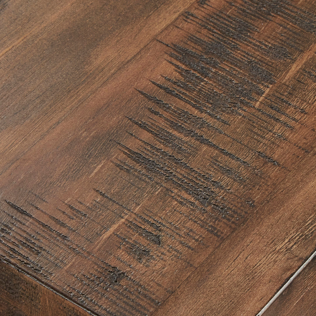 Isakson Trestle Coffee Table with Storage Laurel Foundry Modern Farmhouse® Table Top Color: Brown