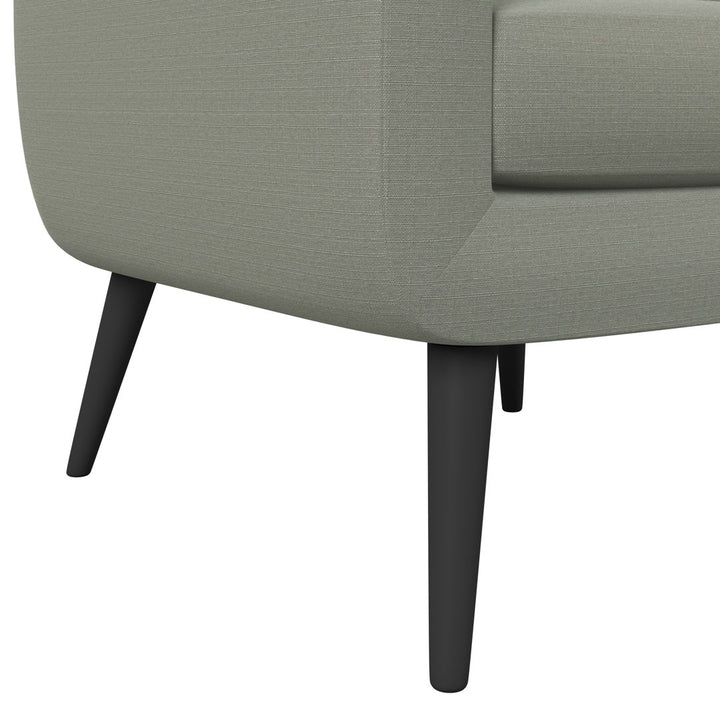 Caleena 29.5" Wide Tufted Armchair Wade Logan® Fabric: Dove Gray Polyester