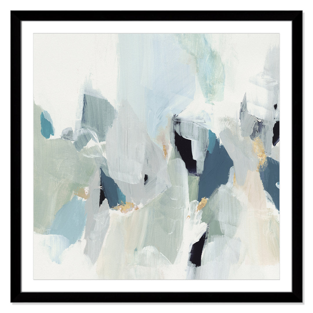 Little Talks II by Isabelle Z - Picture Frame Print on Canvas Casa Fine Arts Size: 42.5" H x 42.5" W x 1.25" D Format: Black Picture Framed Paper